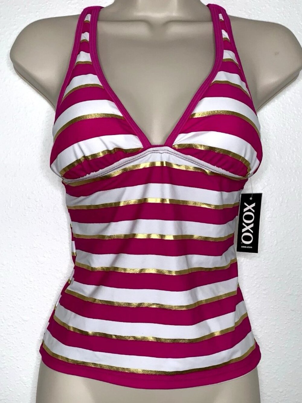 XOXO Bratz Racerback TANKINI TOP Small Y2K Swimsuit Tank Cybercore Fairy Mermaid